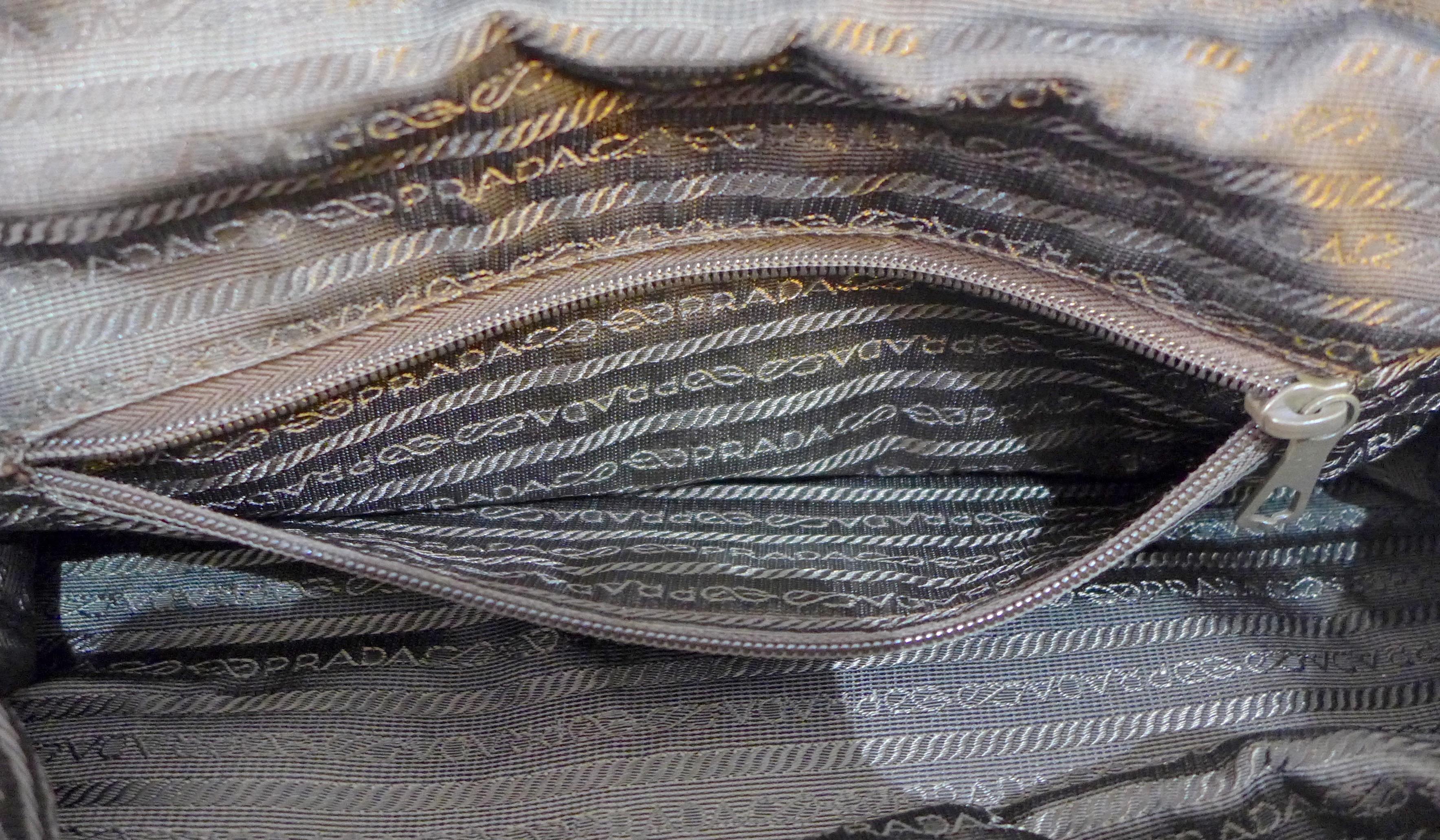 PRADA Rust Nylon Tote Bag 1