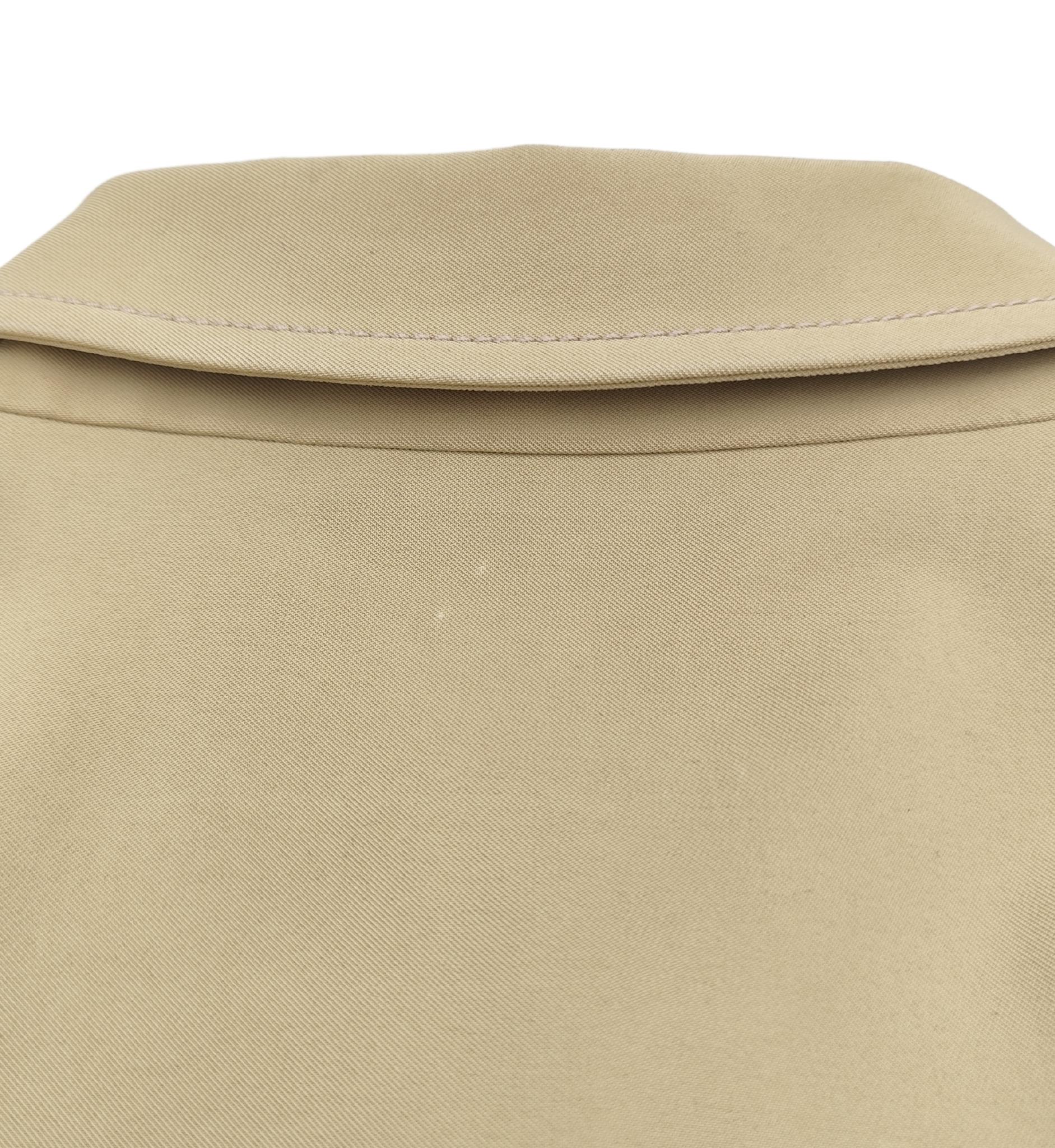 Prada S/S 1996 tan front zip midi dress 7