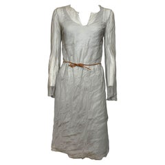 Prada S/S 1999 Sheer Silk Organza Long Sleeve Dress