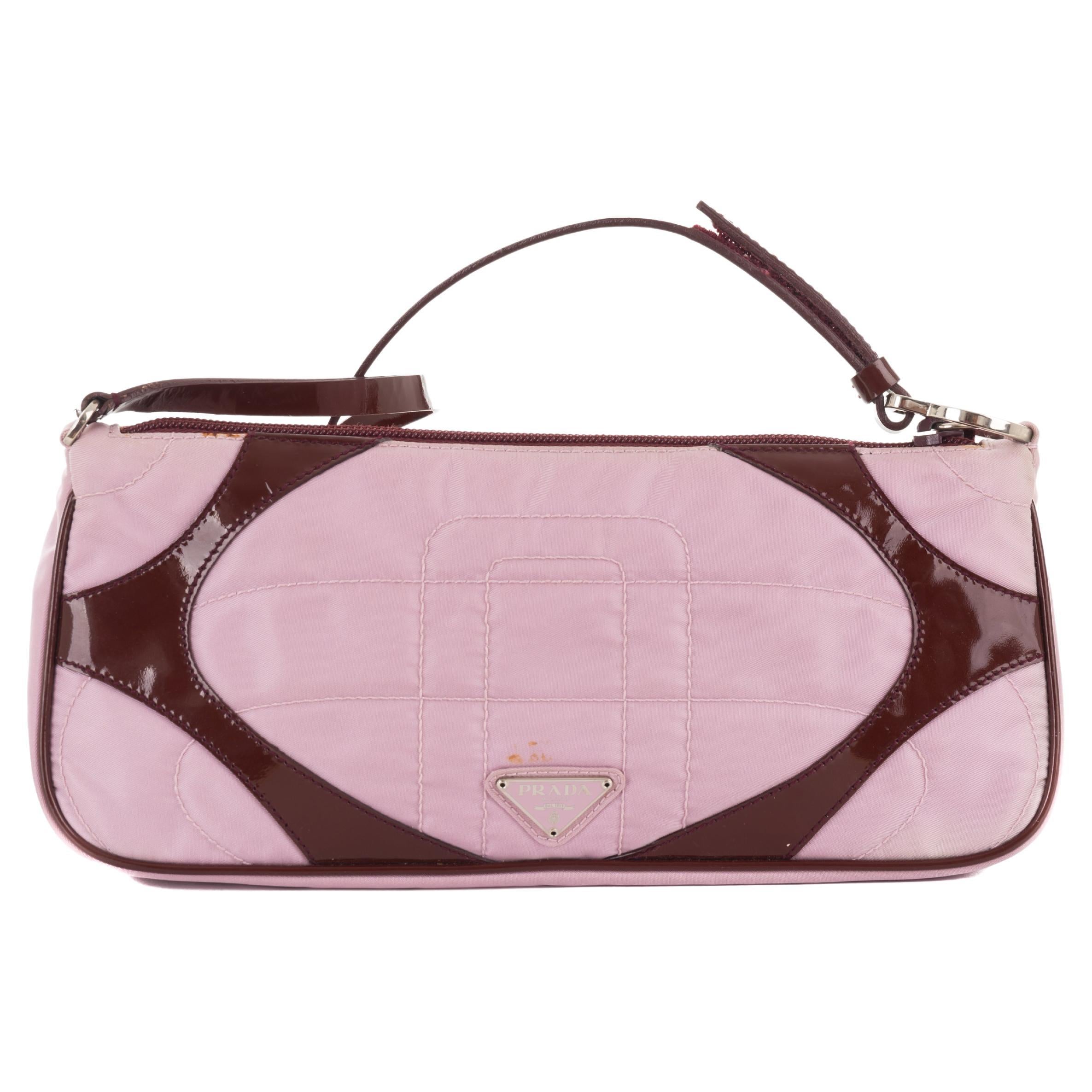 Prada Mini Logo-plaque Shoulder Bag In Multi-colored