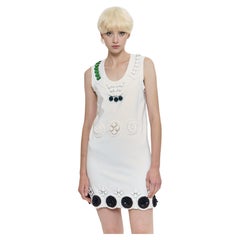 Used Prada S/S 2003 Runway Campaign Beaded Shift Dress