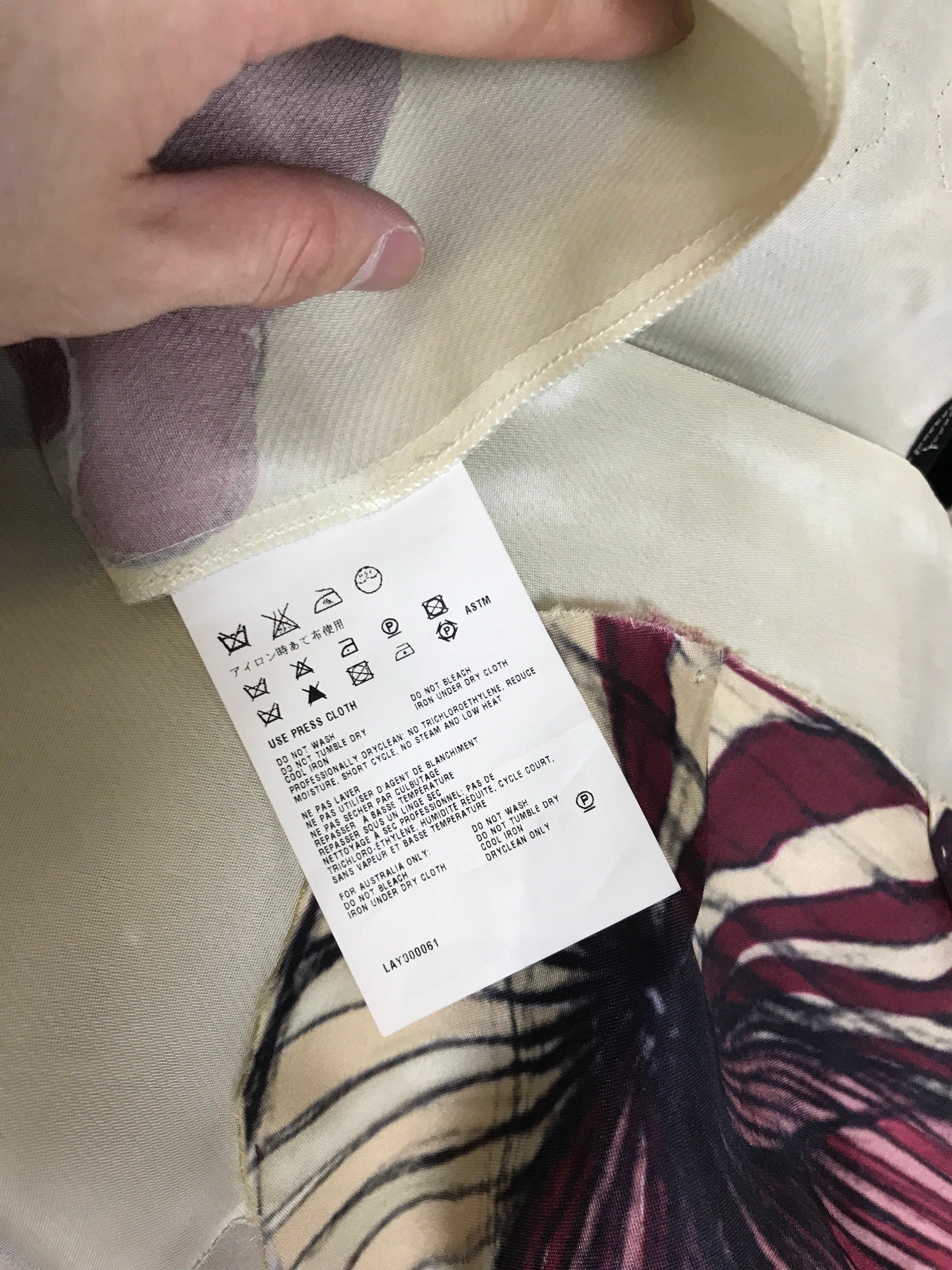 Prada S/s 2008 Fairy Collection Floral Print Cutout Maxi Dress For Sale 6