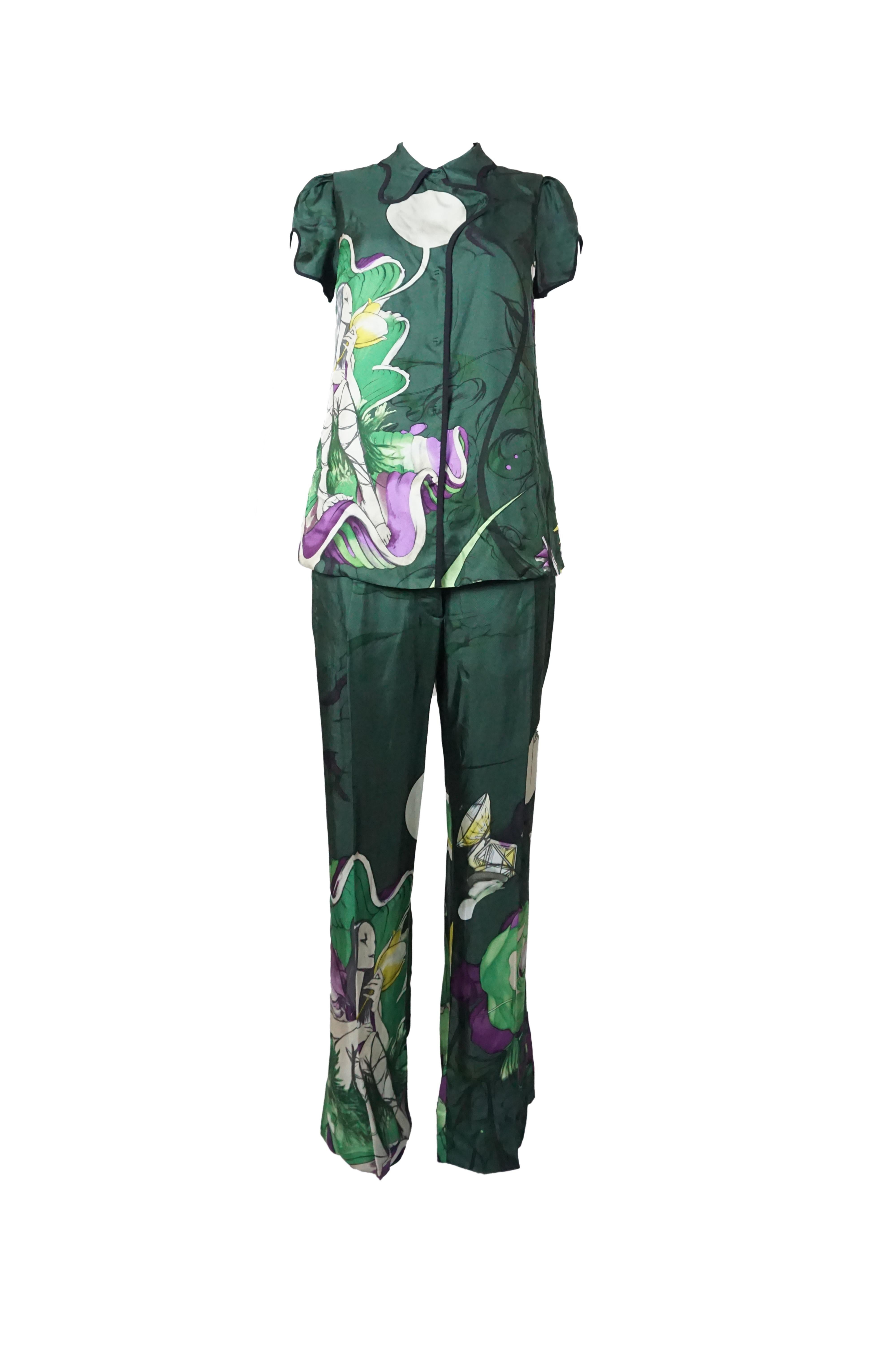 For Prada's Spring/Summer 2008 collection, Miuccia Prada collaborated with Taiwanese-American artist James Jean to create a whimsical, Art Nouveau-inspired collection featuring fairy tale-like prints, resulting in one of Prada's most magical and