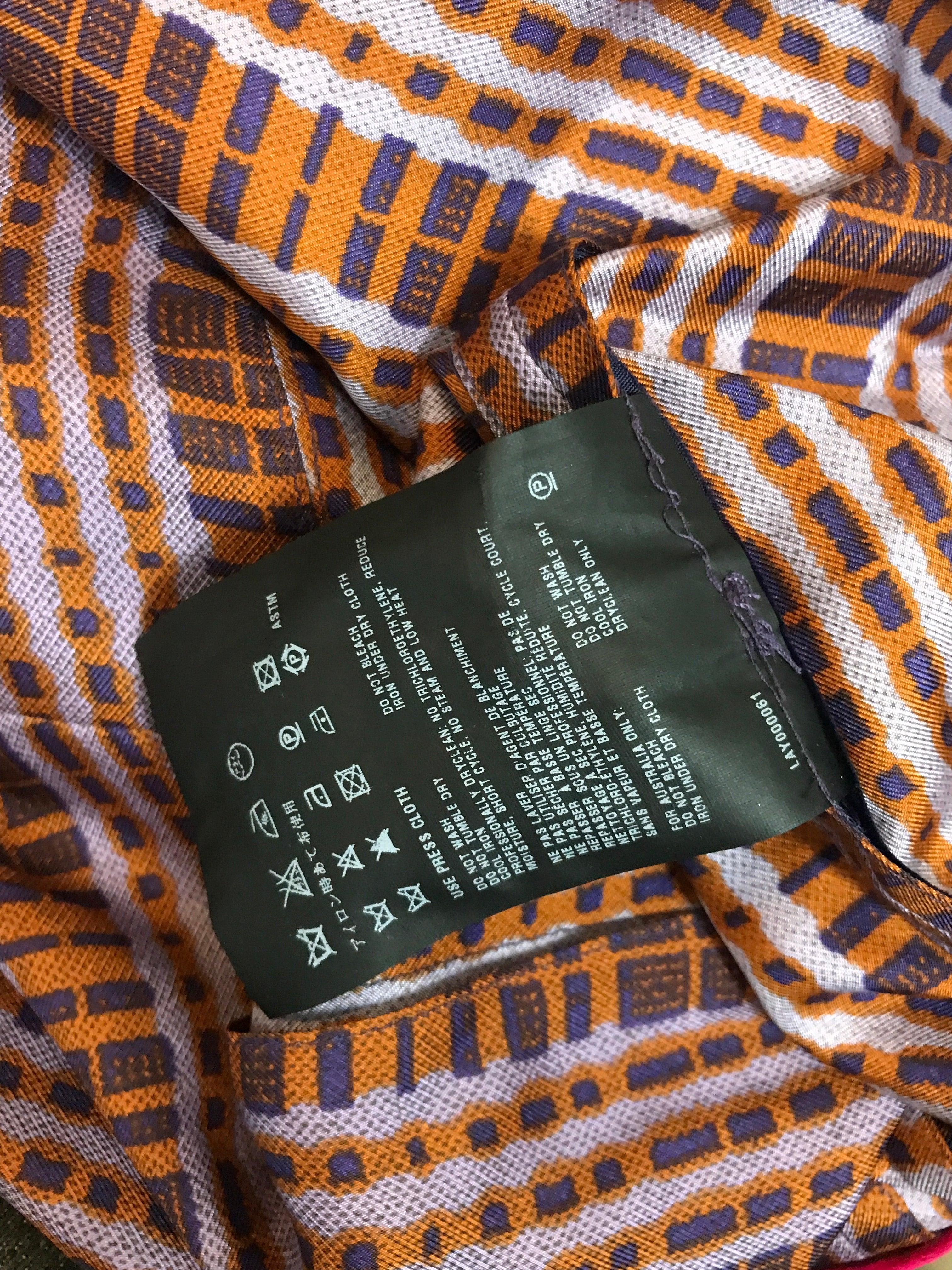 Prada S/s 2008 Collectional Robe à encolure découpée en tissu plaqué en vente 12