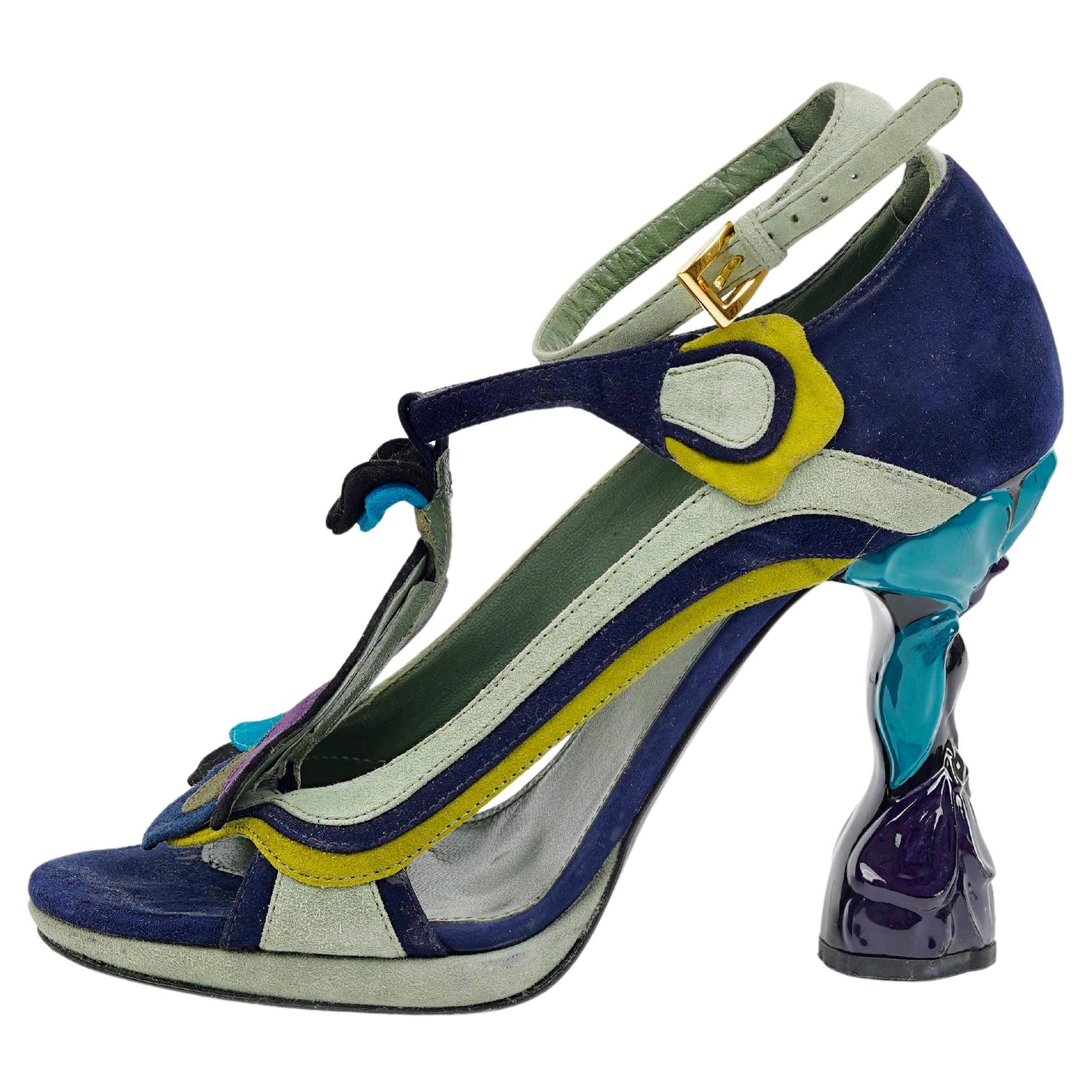 Black Prada S/S 2008 Fairy Heels – Campaign & Runway Pair With Original Box For Sale