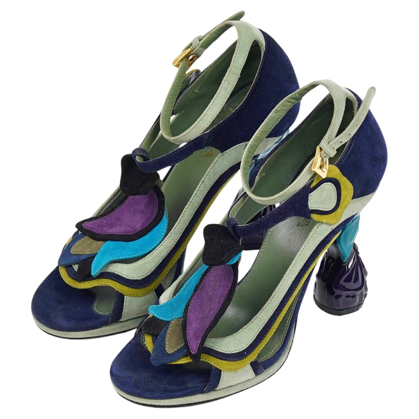 Prada S/S 2008 Fairy Heels – Campaign & Runway Pair With Original Box