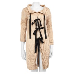 Prada S/S 2009 Beige Scrunched Jacket Size XS