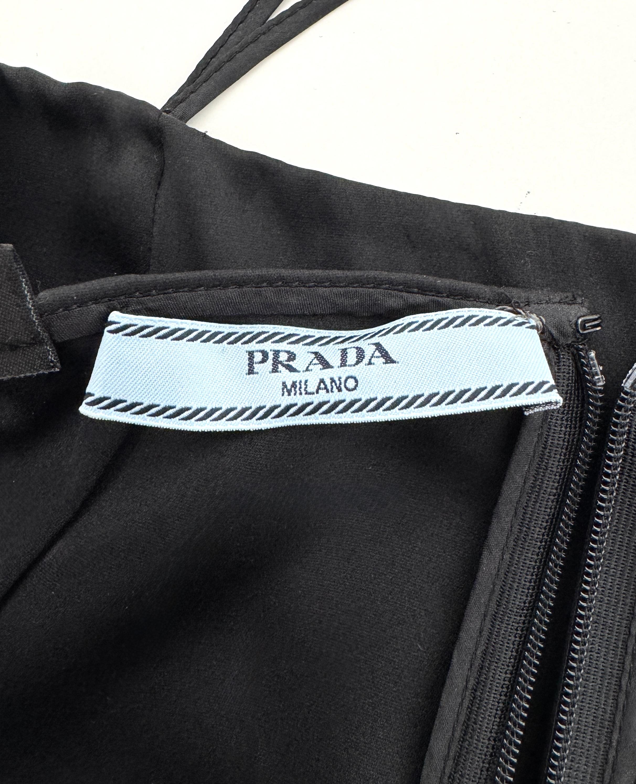 PRADA Gonna a fiori in seta P/E 2013 in vendita 5