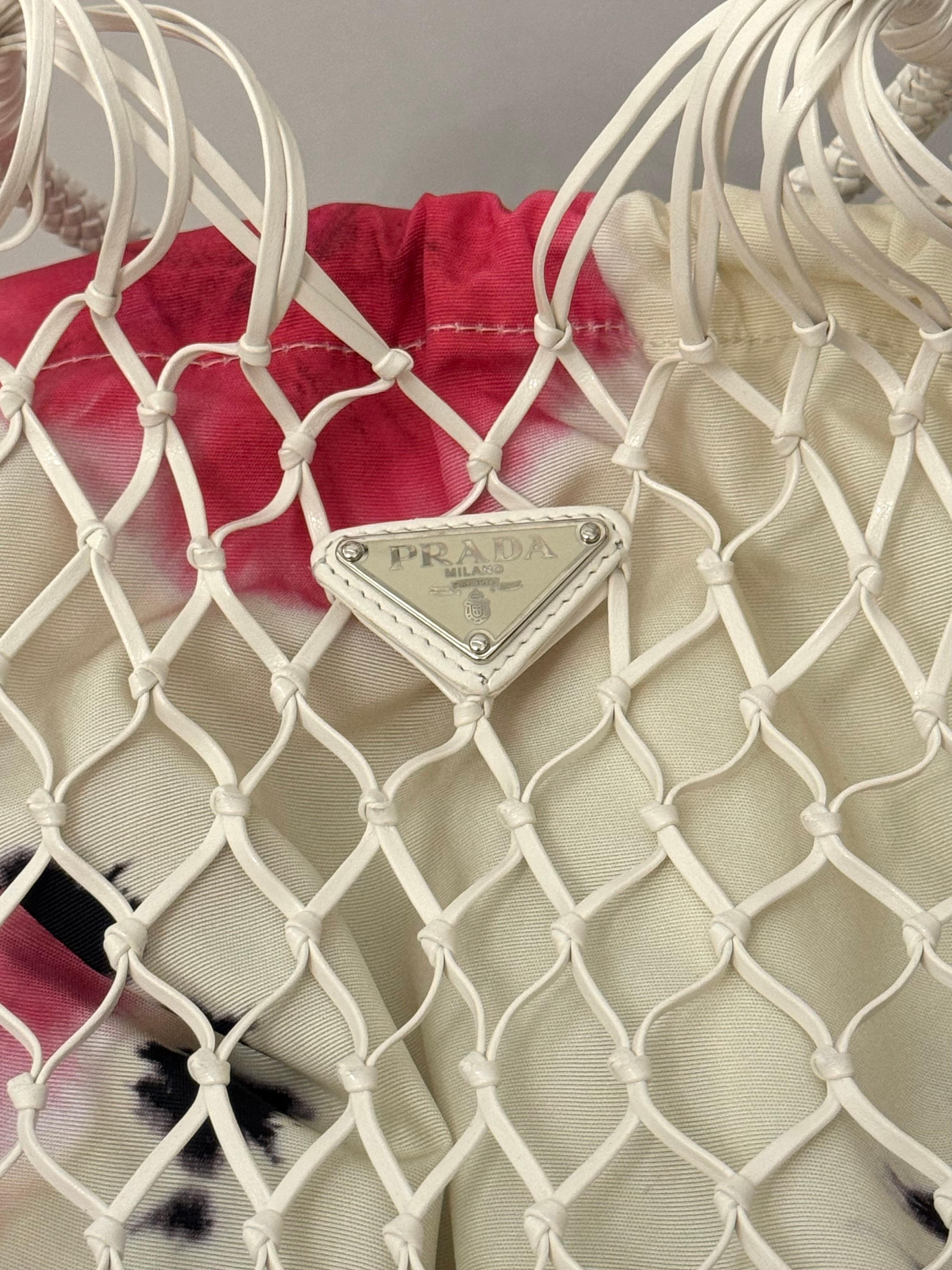 da uomo o donna Borsa Prada P/E 2019 Tie Dye Tessuto Rete di Miuccia Prada in vendita