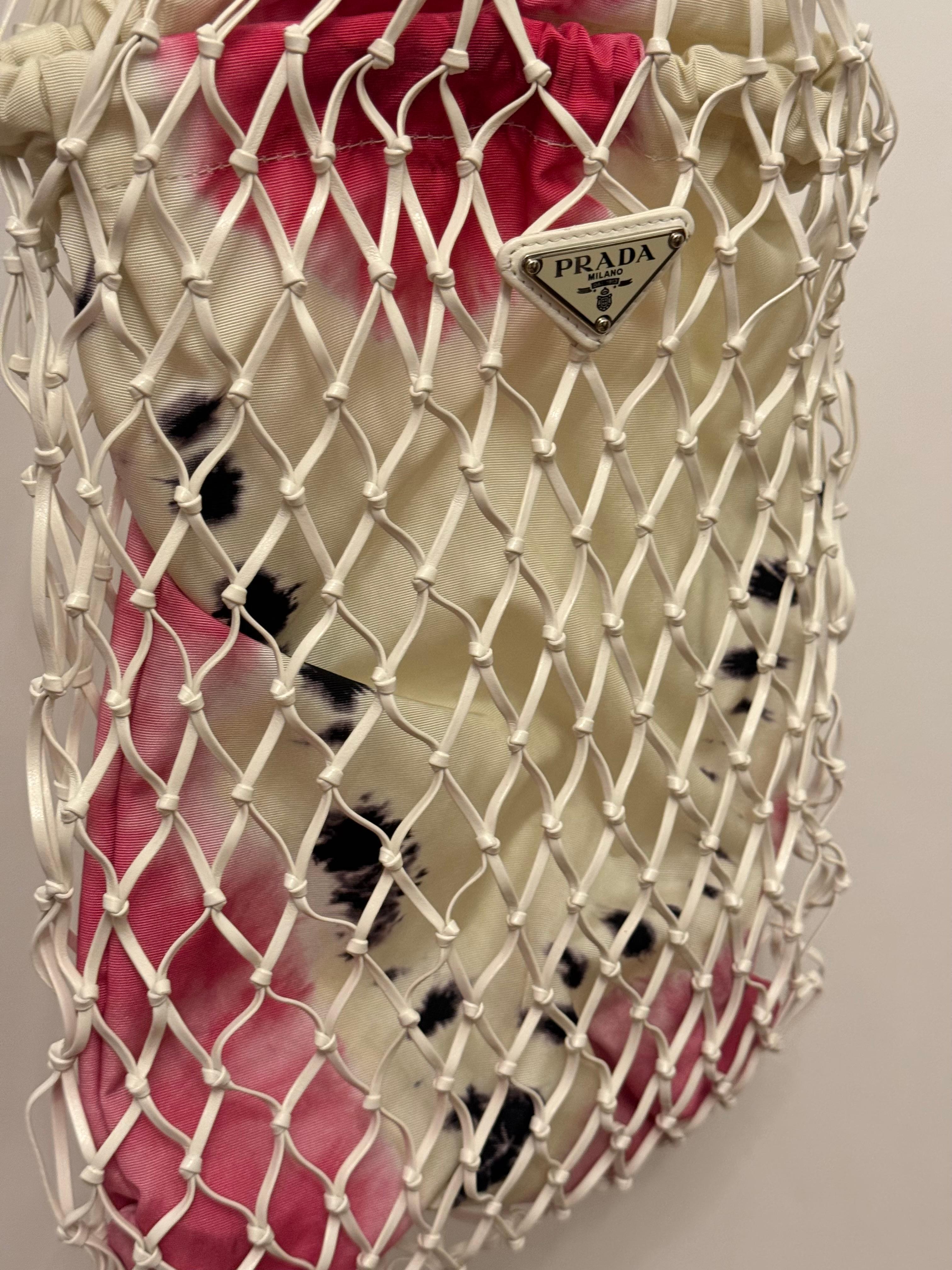 Borsa Prada P/E 2019 Tie Dye Tessuto Rete di Miuccia Prada in vendita 4
