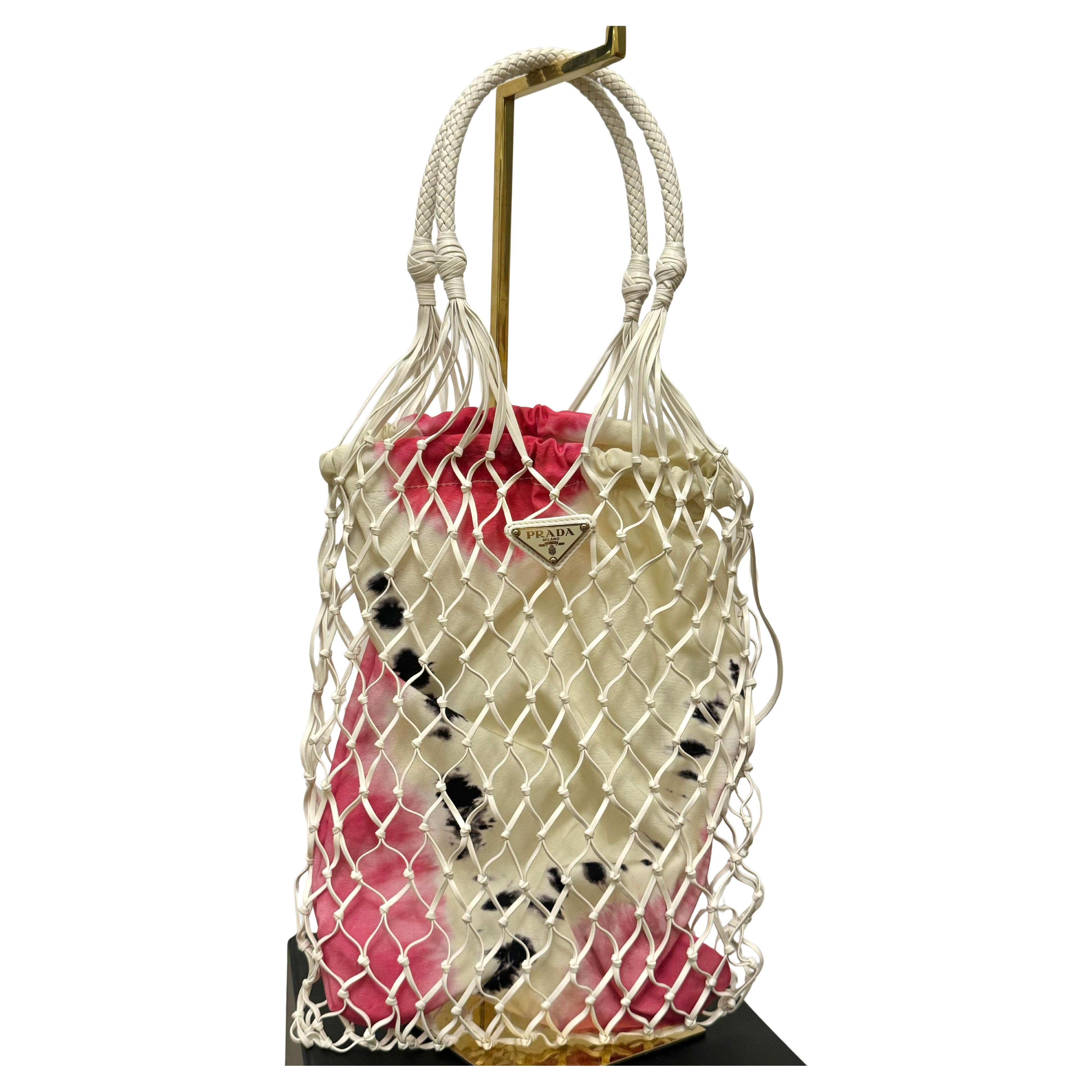 Borsa Prada P/E 2019 Tie Dye Tessuto Rete di Miuccia Prada in vendita