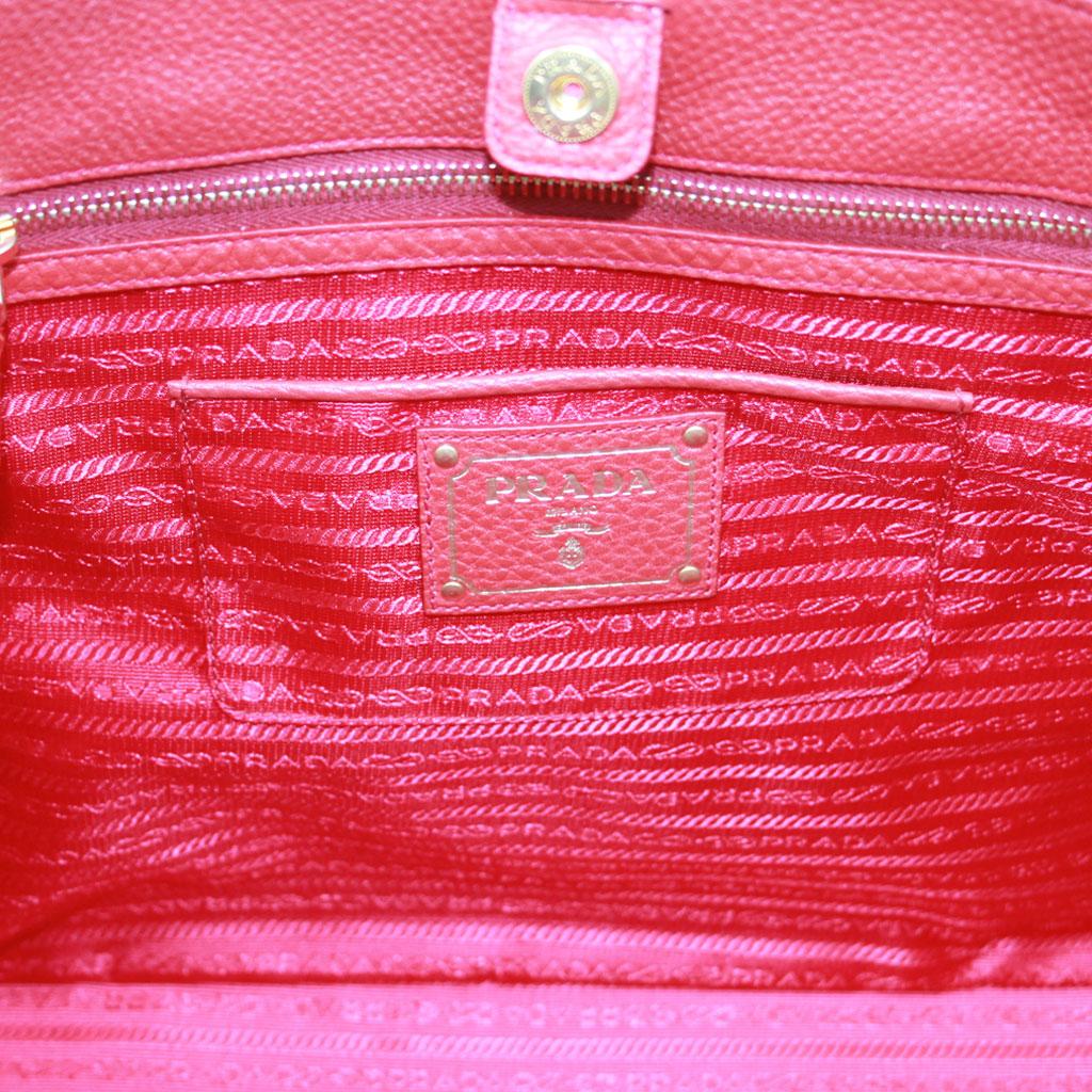 Prada Sacca 2 Mancini Convertible Red Large Tote Bag in Box 4