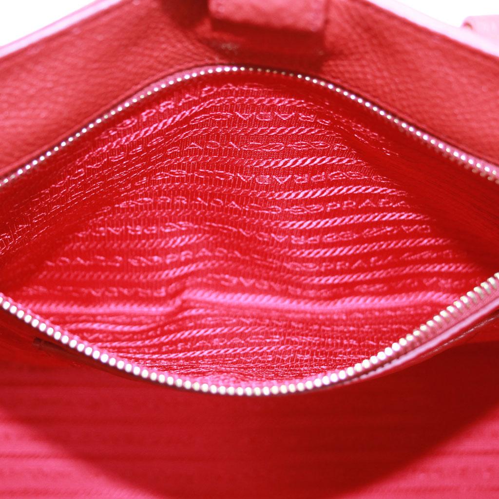 Prada Sacca 2 Mancini Convertible Red Large Tote Bag in Box 6