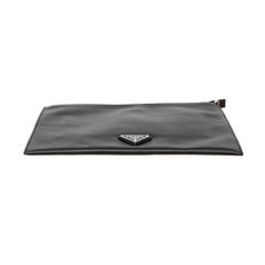 Prada Saffiano Comic Patch Pouch - '20s