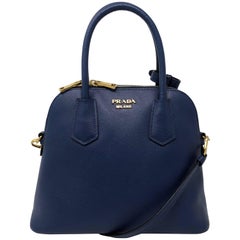 Prada Saffiano Cuir in Bluette