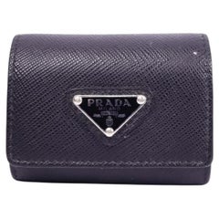 Prada Saffiano Leather AirPods Case with Clip