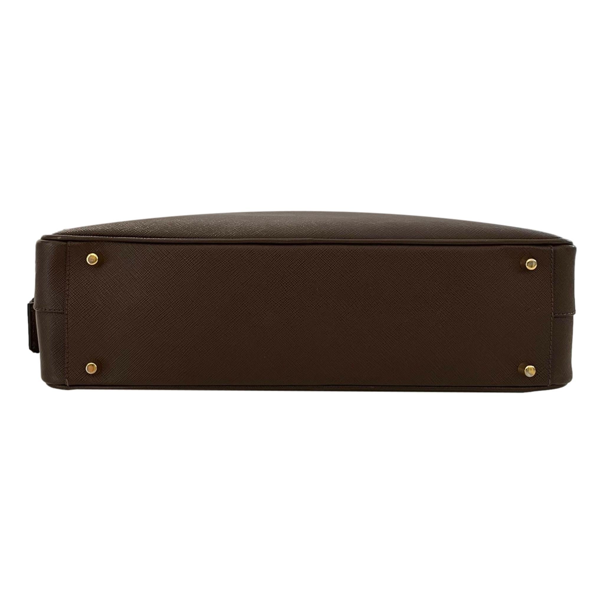 Women's Prada Saffiano Leather Bauletto Bag
