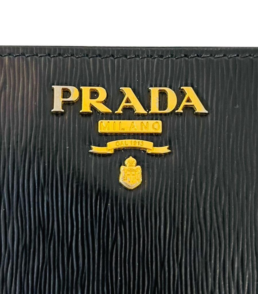 Prada Saffiano Leather Bifold Wallet With Coin Pocket 3