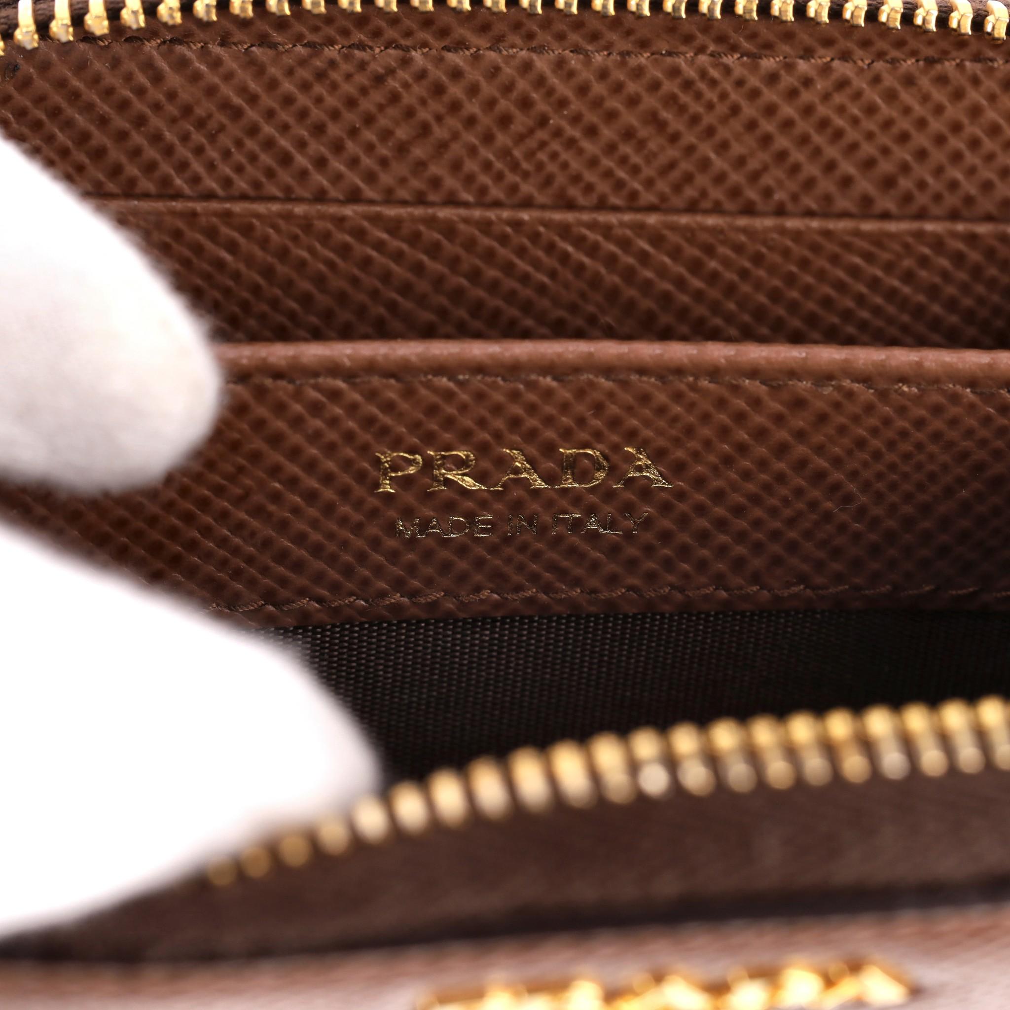 Prada Saffiano Leather Coin Purse 2