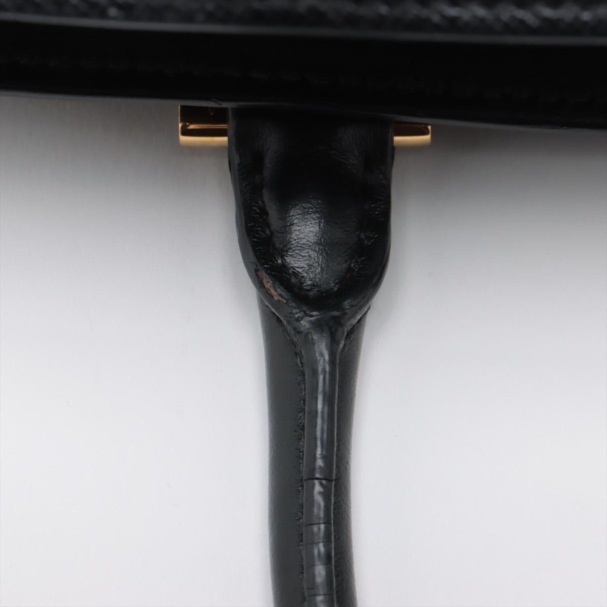 Prada Borsa in pelle saffiano nera in vendita 8
