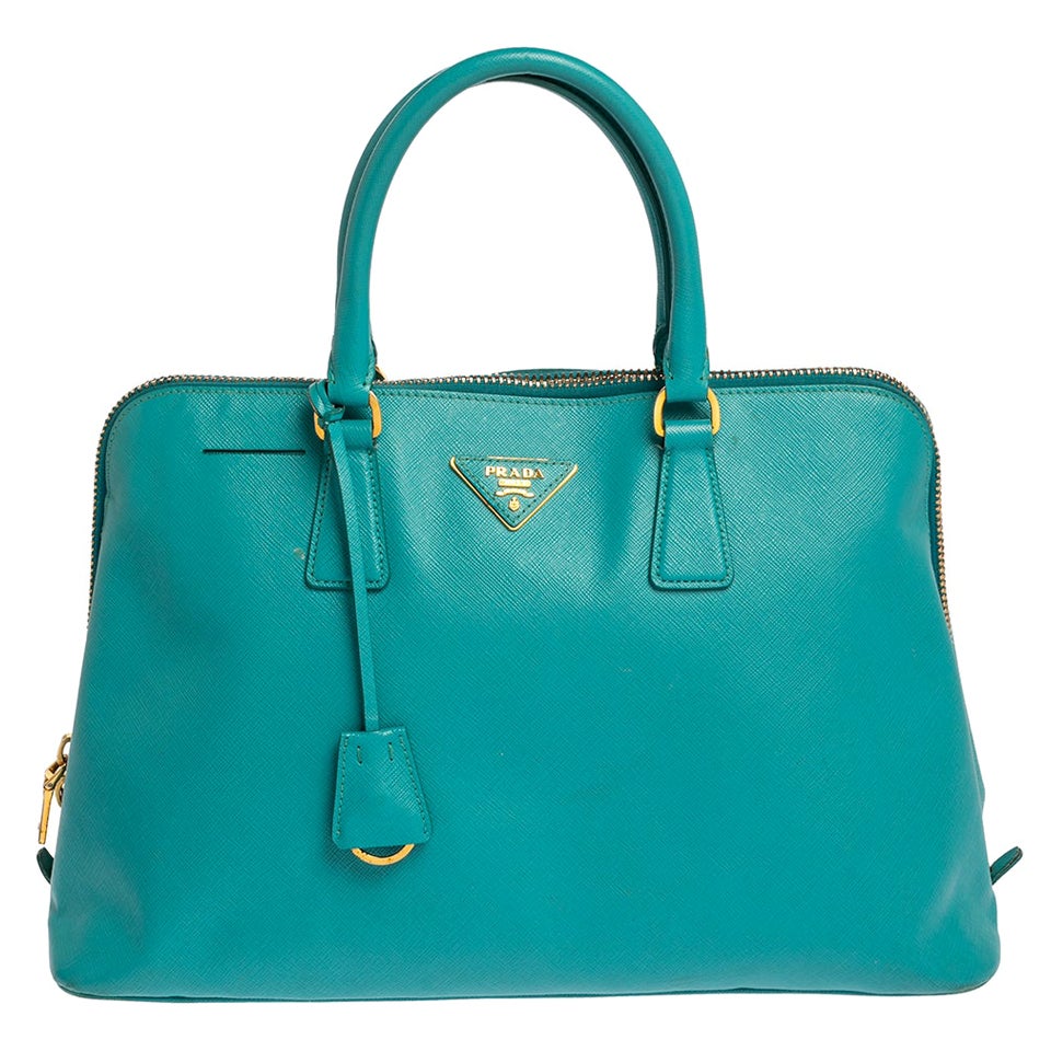 Prada Saffiano Leather Large Promenade Satchel