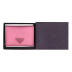 Prada Saffiano Leather Logo Card Holder