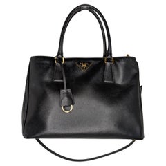 Prada Saffiano Leather Lux Tote Black