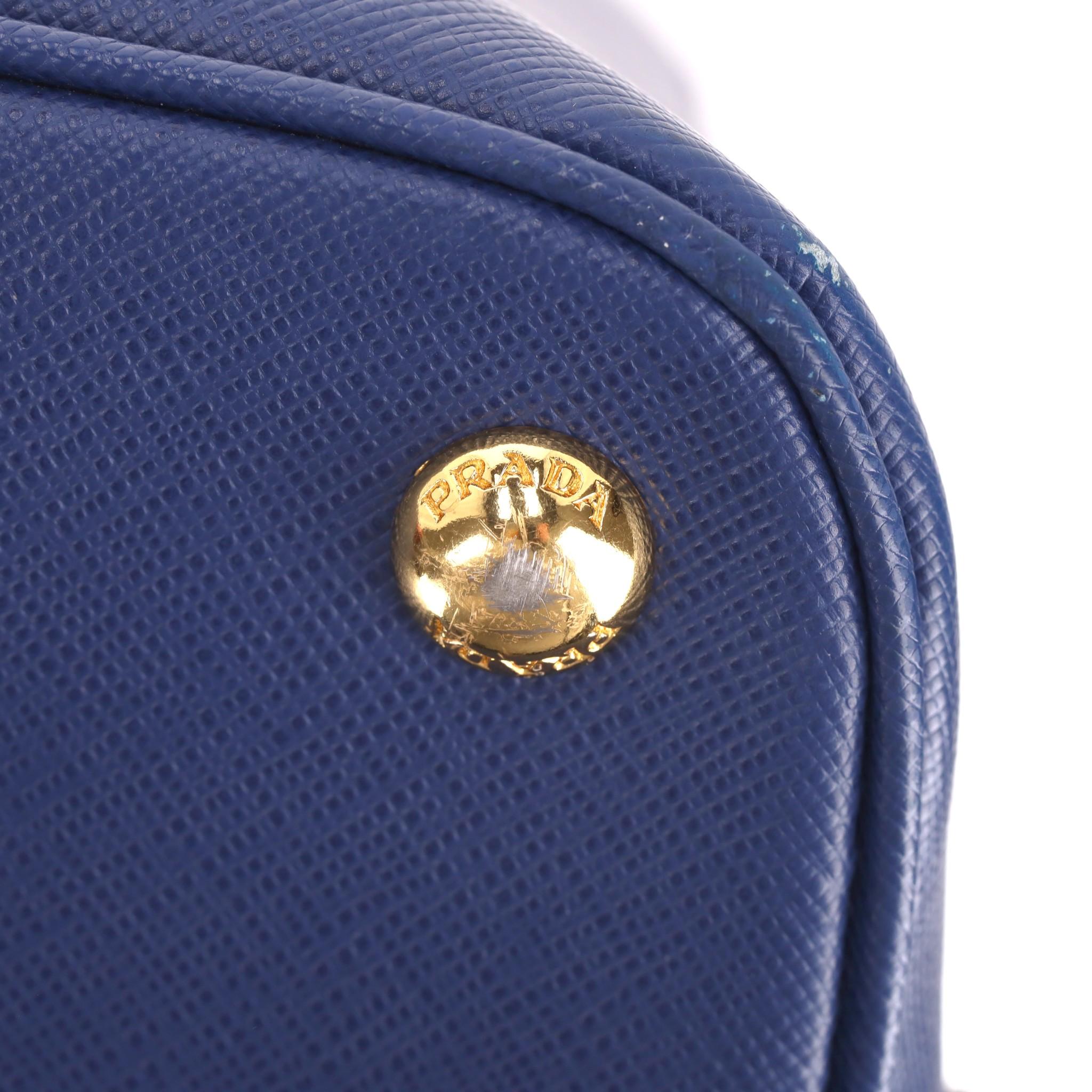 Prada Saffiano Leather Promenade Bag For Sale 9