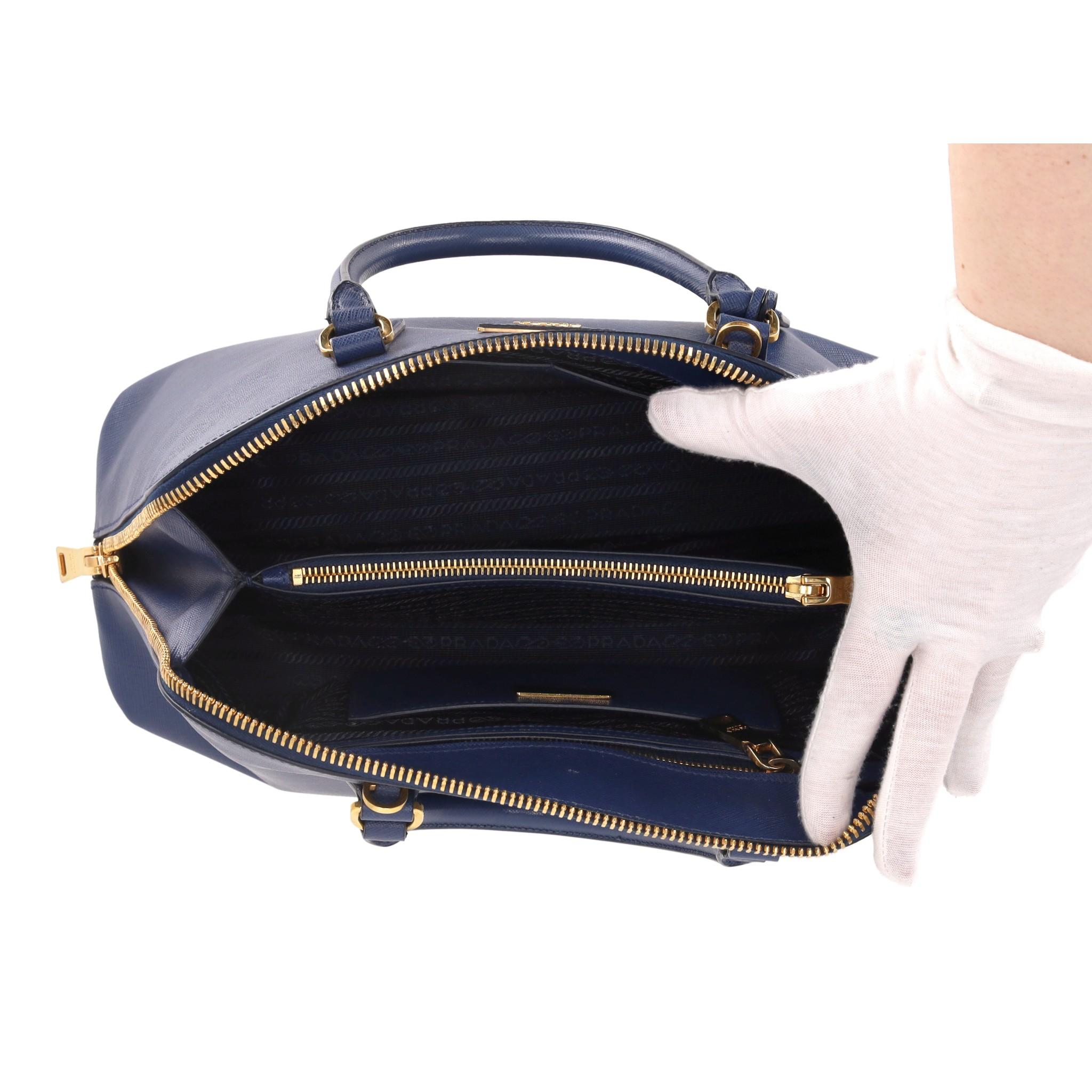 Prada Saffiano Leather Promenade Bag For Sale 2