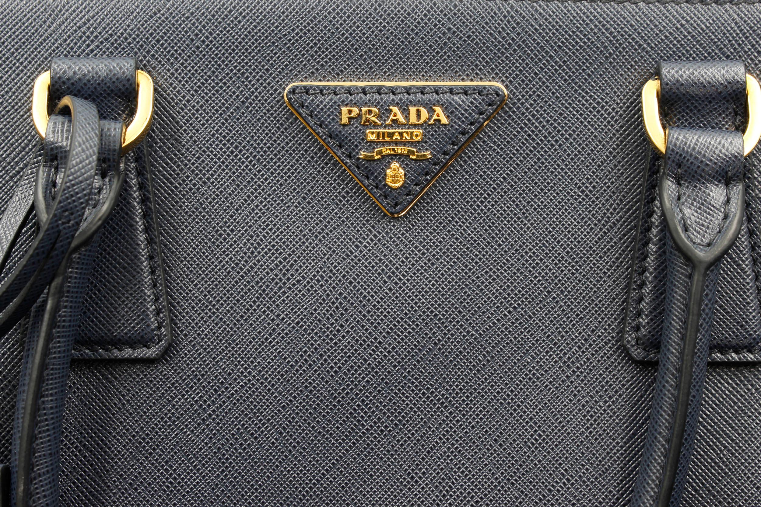prada bag navy blue