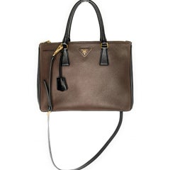 Prada Saffiano Lux Medium Double Zip Tote