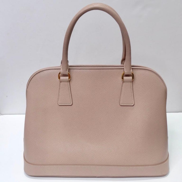 Prada Saffiano Lux Promenade Top Handle Bag For Sale at 1stDibs