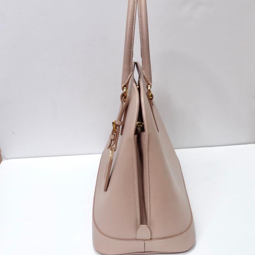 Women's or Men's Prada Saffiano Lux Promenade Top Handle Bag For Sale