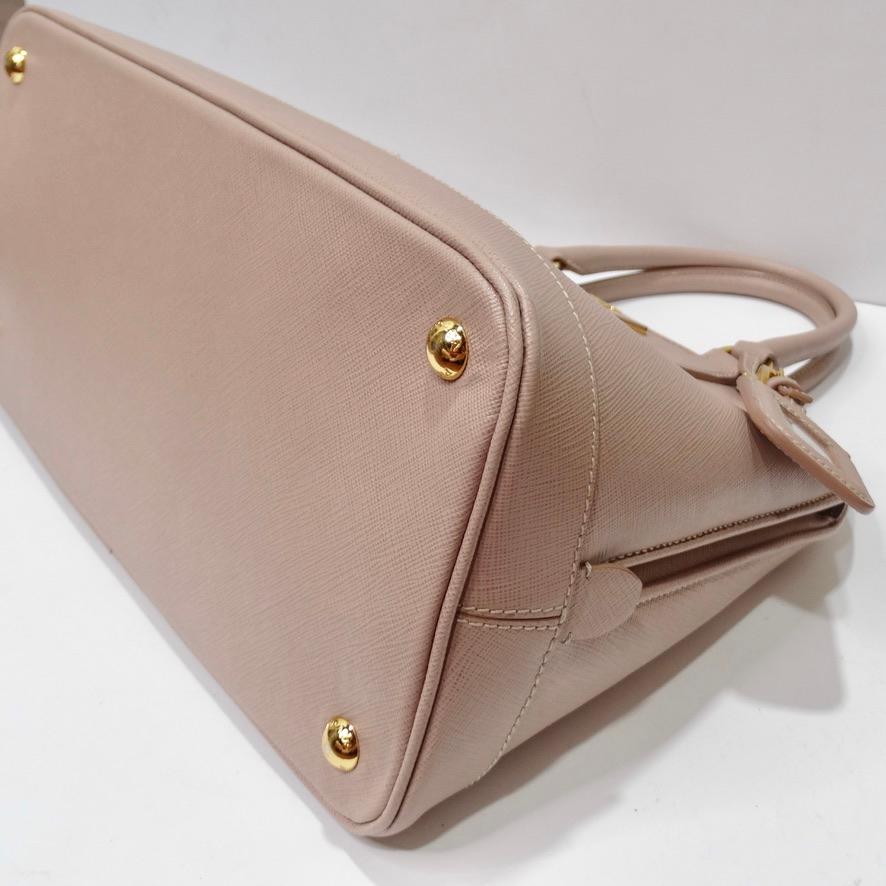 Prada Saffiano Lux Promenade Top Handle Bag For Sale 2
