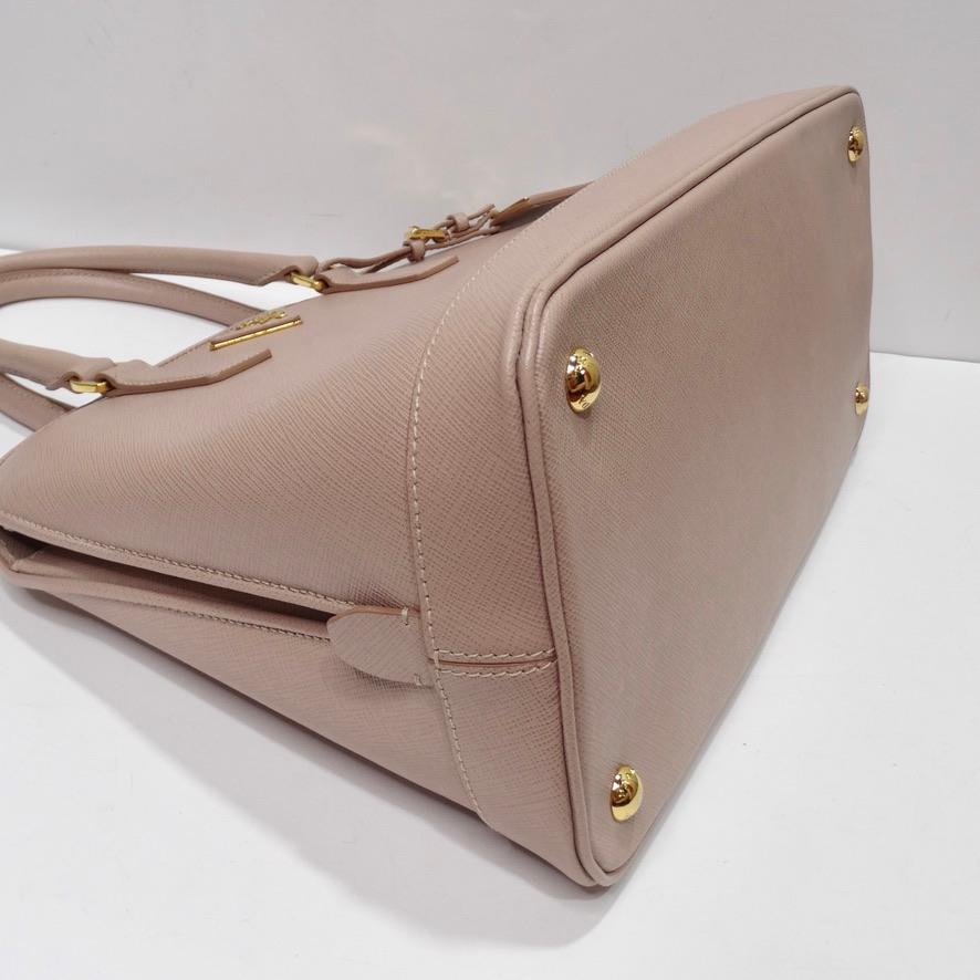 Prada Saffiano Lux Promenade Top Handle Bag For Sale 3