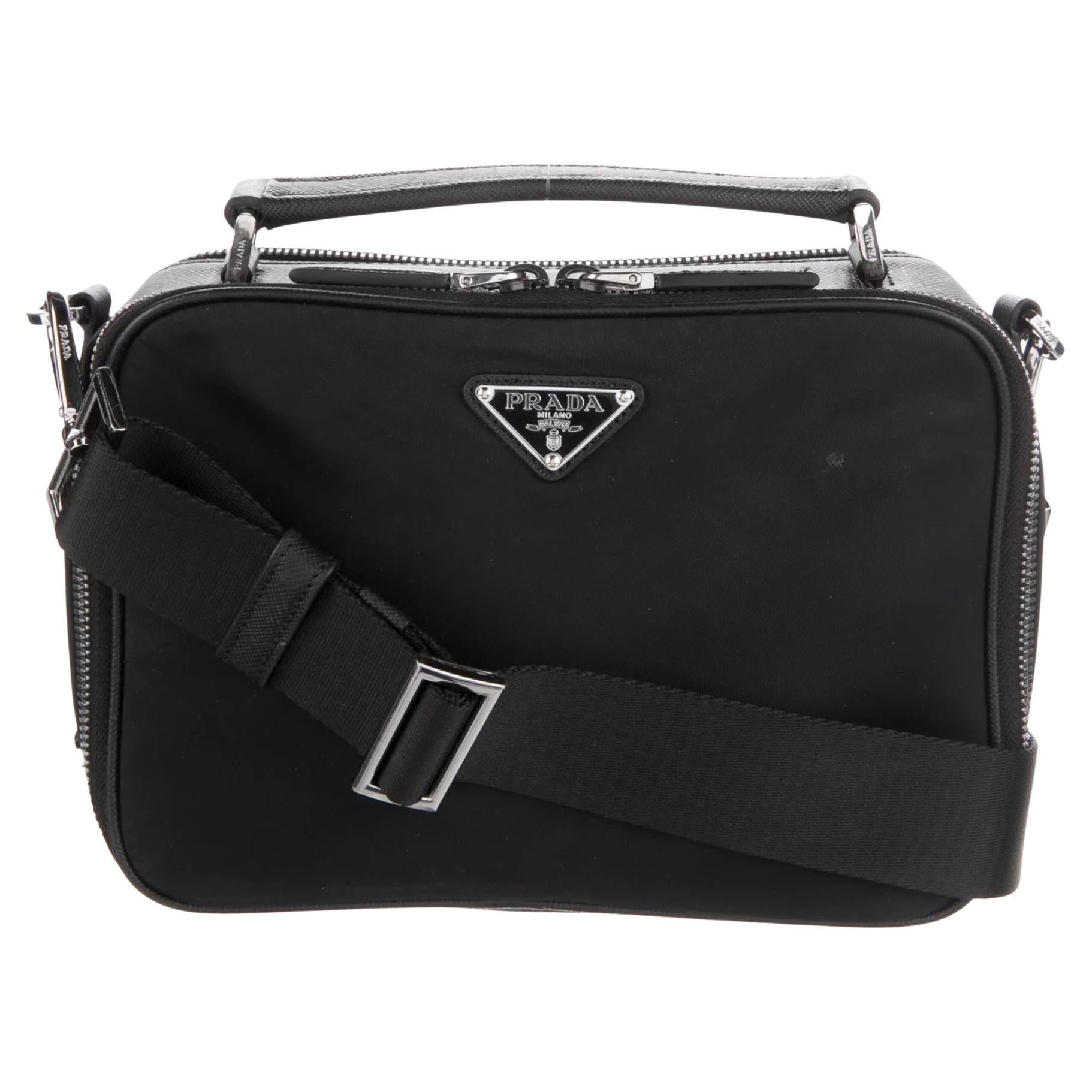 Prada ReEdition 2005 Cameo Beige Saffiano Leather Crossbody Bag at