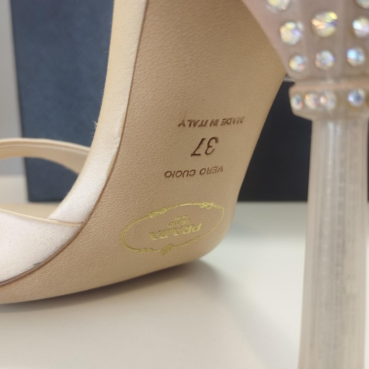 Women's Prada Satin Sandals IT 37 For Sale