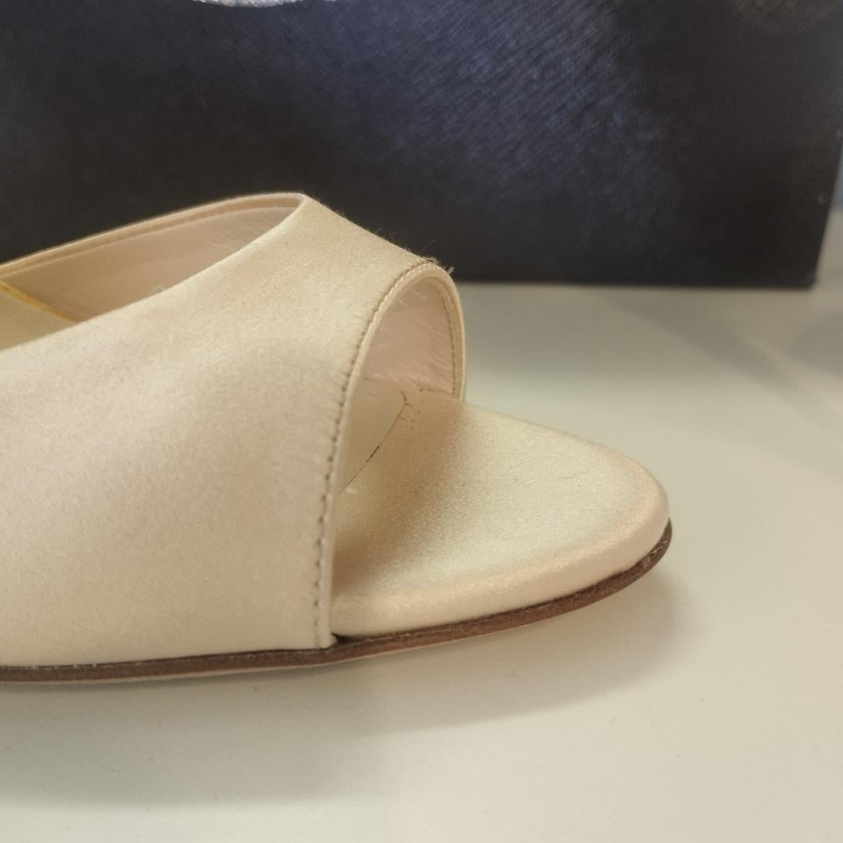 Prada Satin Sandals IT 37 For Sale 3