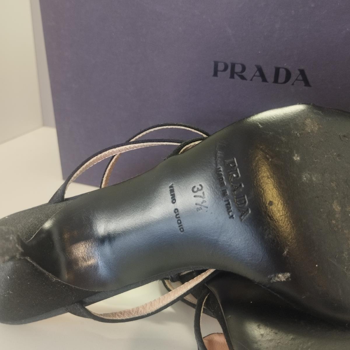 Prada Satin Sandals IT 37 3