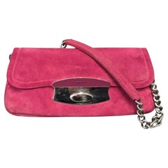 Prada Scamosciato Suede Sound Chain Shoulder Bag BR2664