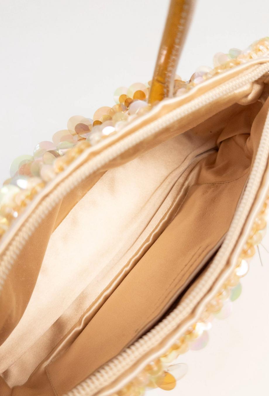 Prada Sequin Mini Sequin Embellished Pochette Mermaid Bag In Good Condition For Sale In Melbourne, VIC