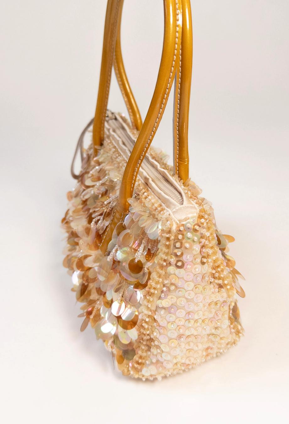 Prada Sequin Mini Sequin Embellished Pochette Mermaid Bag For Sale 1