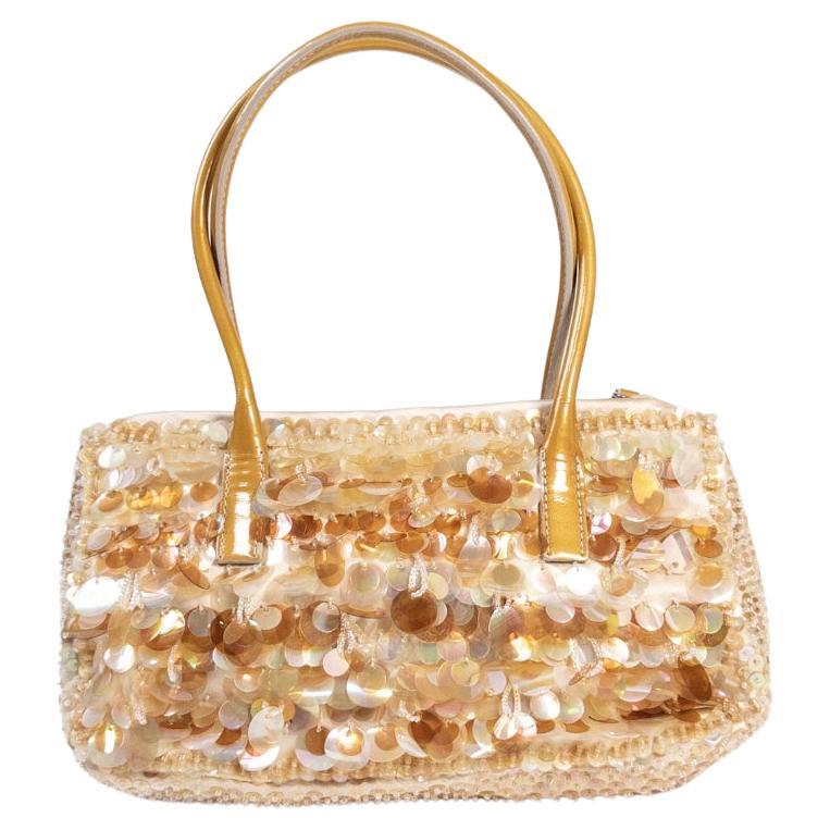 Prada Sequin Mini Sequin Embellished Pochette Mermaid Bag For Sale