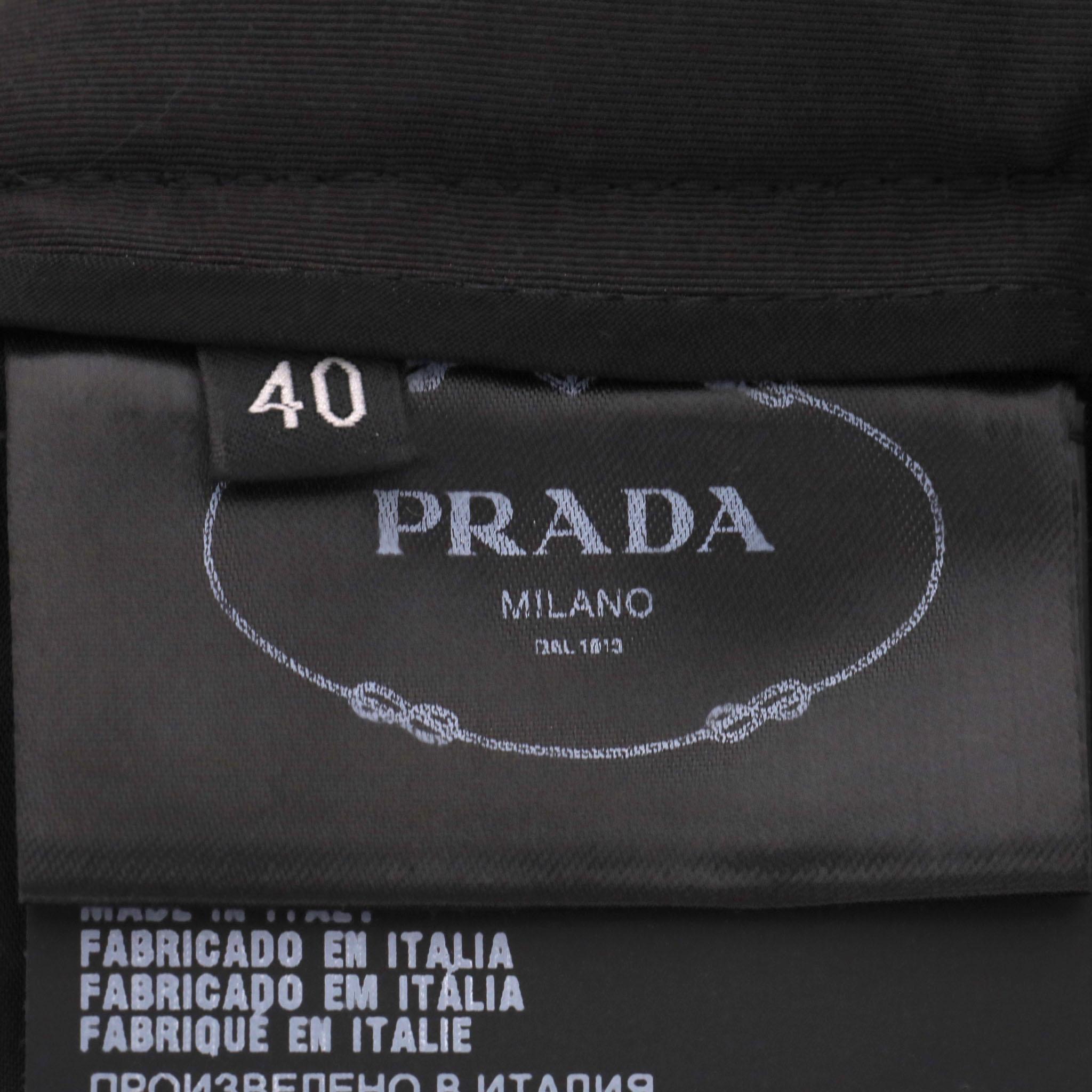 Prada Pailletten-Hose mit weitem Bein im Angebot 2