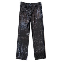Prada - Pantalon large à sequins