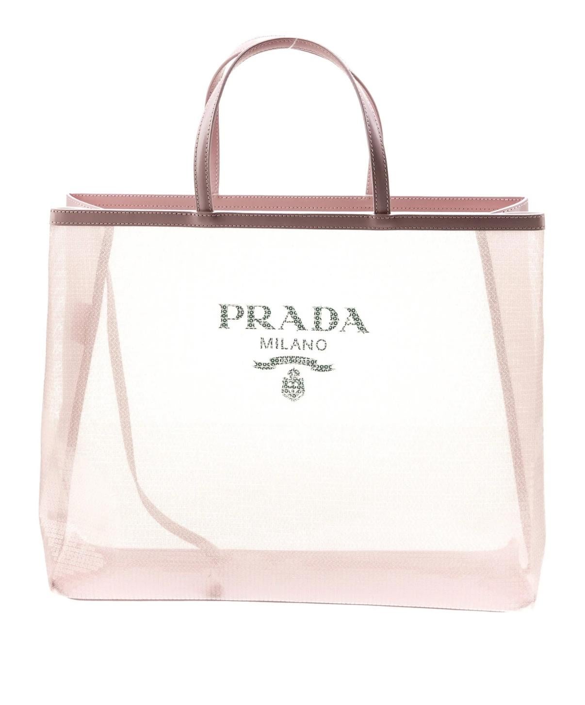 Add a playful pop of sparkle to your wardrobe with this stunning Prada Pink Sequin Tote from the 2021 Collection. Fully embellished with shimmering sequins and a bold graphic print, this eye-catching piece blends iconic Italian luxury with modern