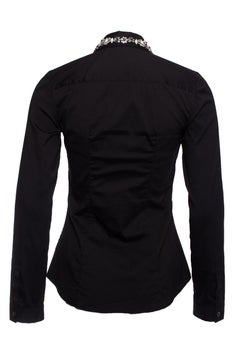 Prada, shirt with stones on the collar.