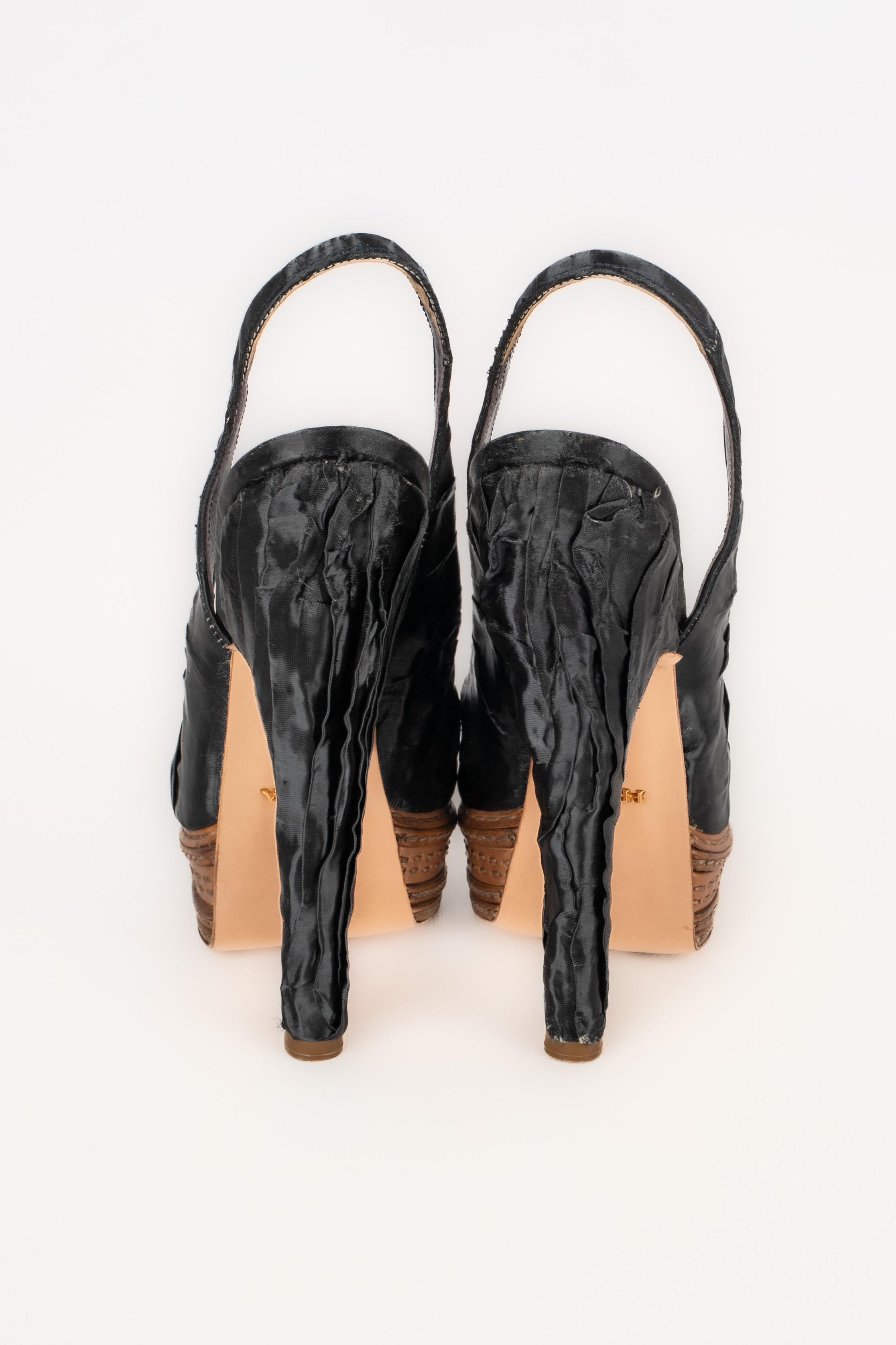 Prada shoes / stilettoes In Excellent Condition For Sale In SAINT-OUEN-SUR-SEINE, FR