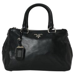 Prada Shopper Square Small Zippy Nera