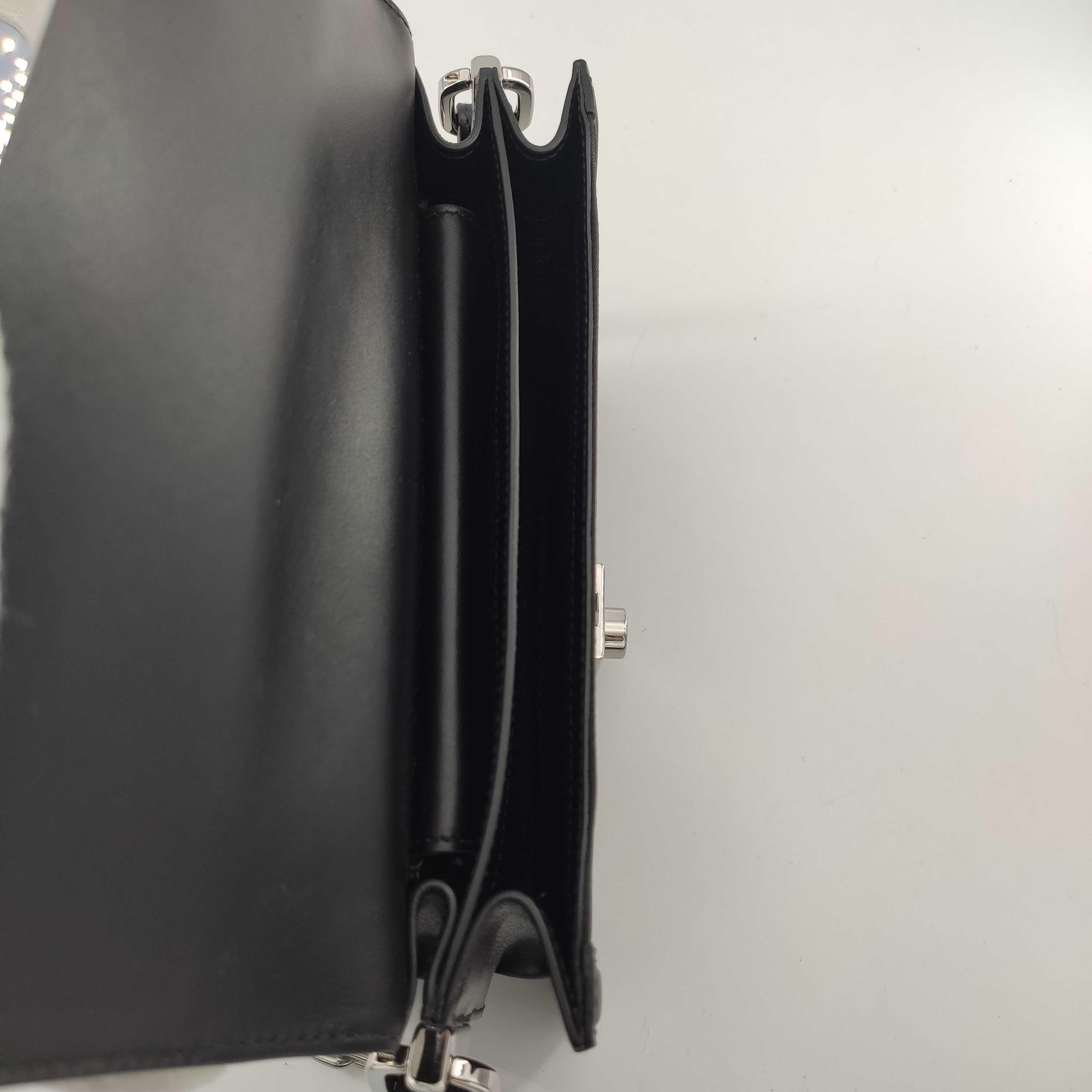 PRADA Shoulder bag in Black Canvas 1